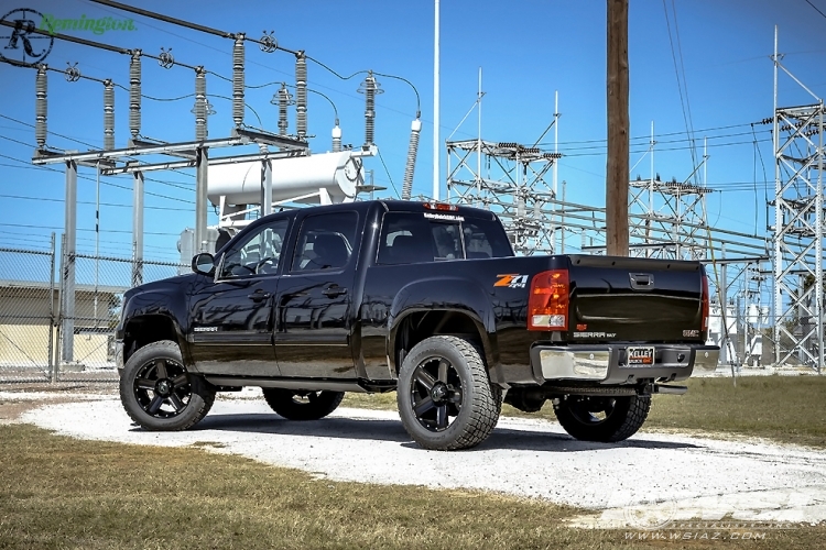  GMC Sierra 1500 with 20" Remington Off Road High-Country in Satin Black wheels