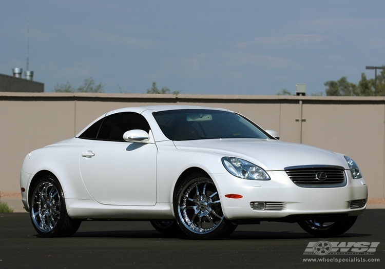 2006 Lexus SC with 20" MKW M73 in Chrome wheels