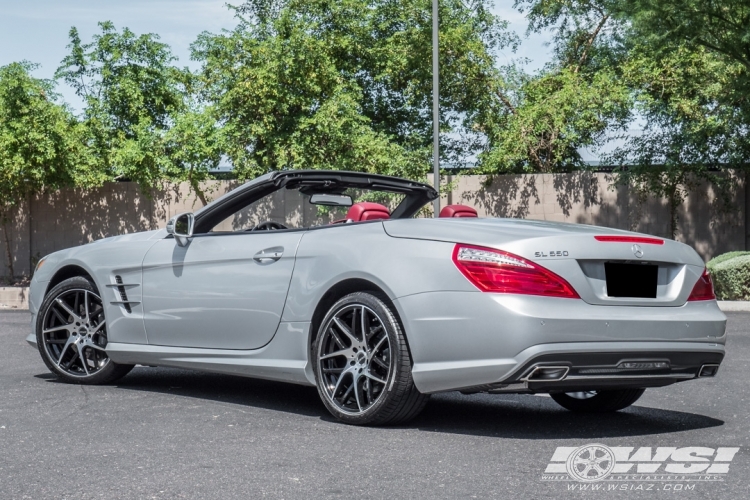 2016 Mercedes-Benz SL-Class with 19" RSR R702 in Black Machined wheels