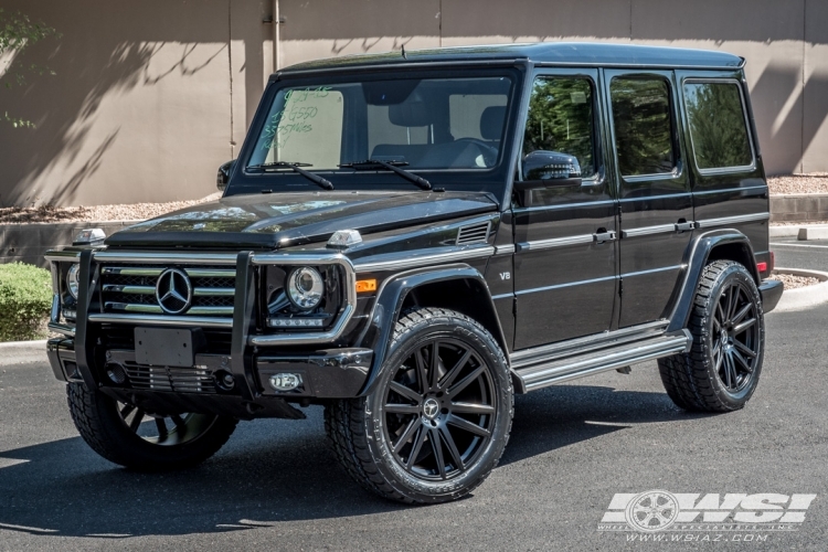 2015 Mercedes-Benz G-Class with 22" TSW Gatsby in Matte Black wheels