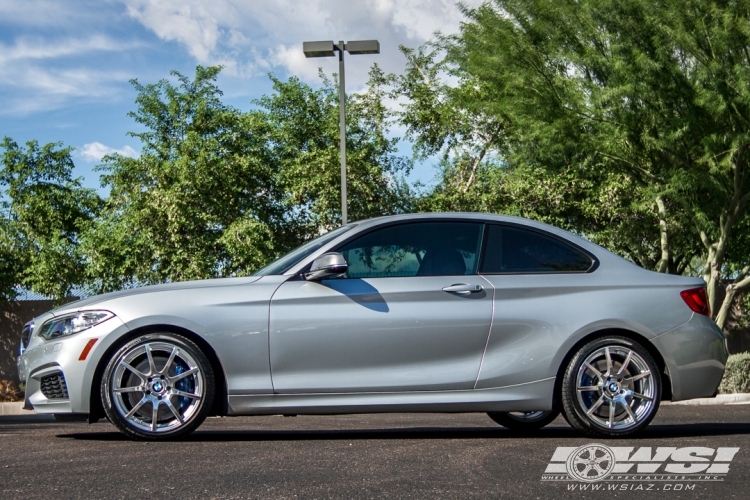 2015 BMW 2-Series with 18" TSW Interlagos (RF) in Mirror Cut (Rotary Forged) wheels