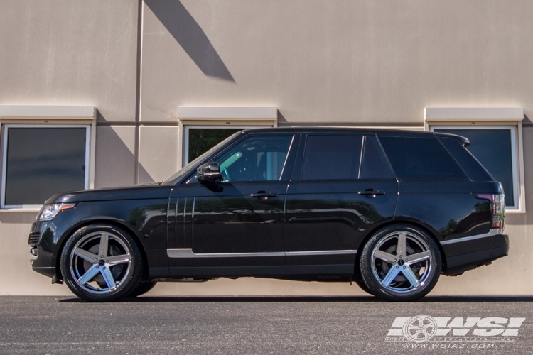 2015 Land Rover Range Rover Sport with 22" Giovanna Dramuno-5 in Chrome wheels