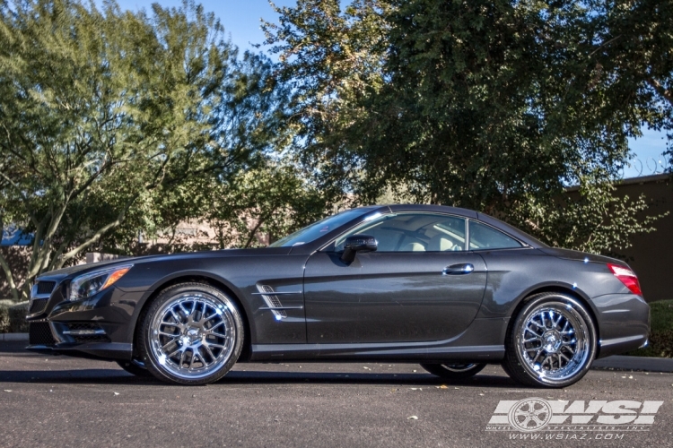 2016 Mercedes-Benz SL-Class with 20" TSW Valencia in Chrome wheels