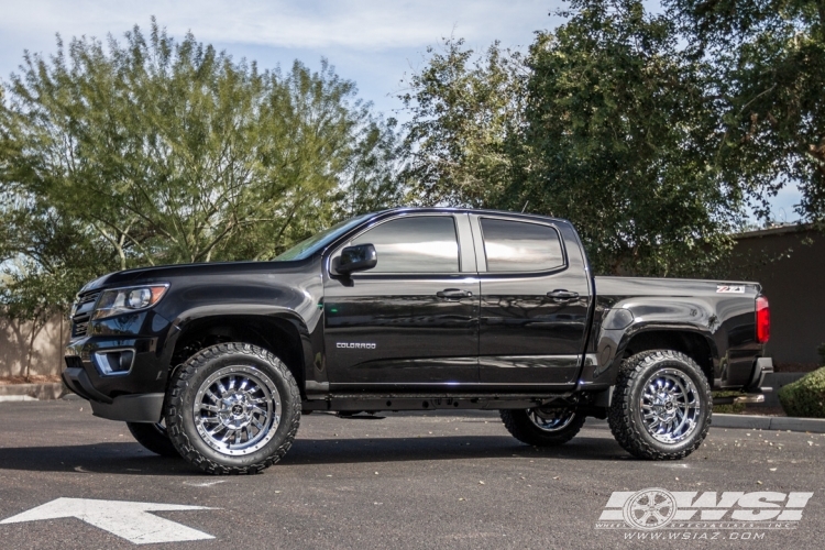 2015 Chevrolet Colorado with 20" RBP - Rolling Big Power 78R UZI in Chrome wheels