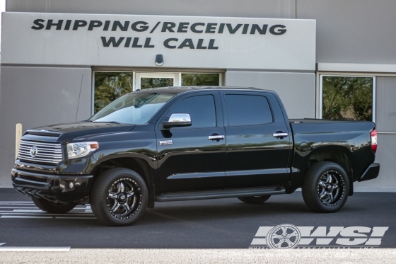 2014 Toyota Tundra with 20" SOTA Off Road F.I.T.E. 5 in Black Milled (Death Metal) wheels