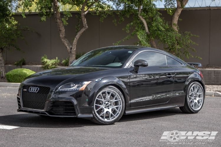 2013 Audi TT with 19" BBS CHR in Silver (SS Rim Protector) wheels