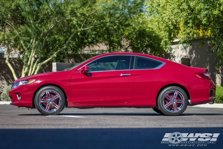 2015 Honda Accord with 18" Enkei AKP in Chrome (Luxury Sport) wheels