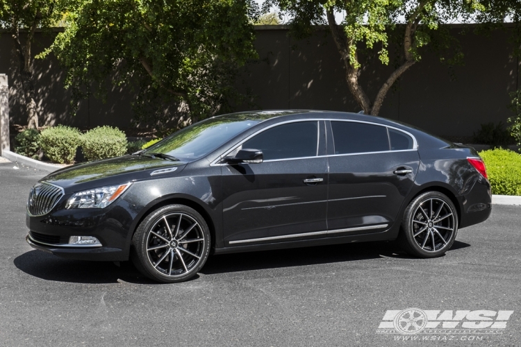 2014 Buick LaCrosse with 20" Lexani CSS-10 in Black Machined wheels