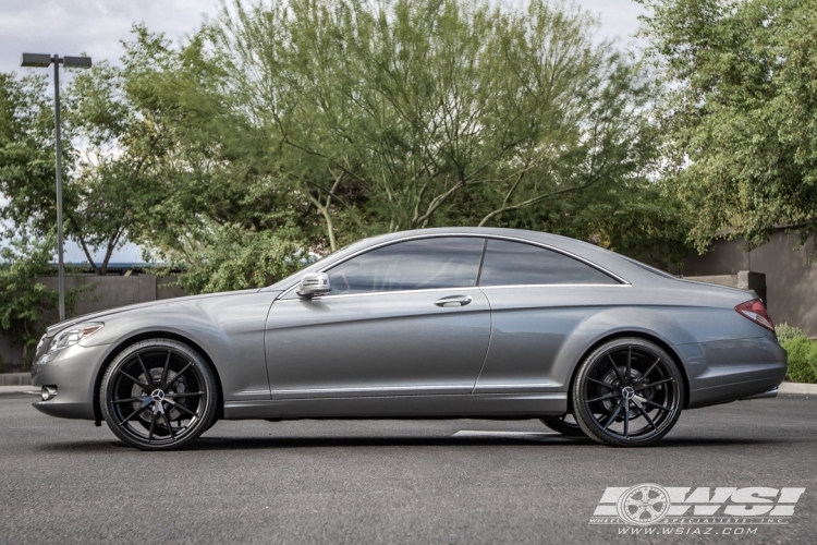 2010 Mercedes-Benz CL-Class with 22" Gianelle Davalu in Satin Black wheels