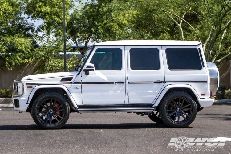 2016 Mercedes-Benz G-Class with 22" TSW Gatsby in Matte Black wheels