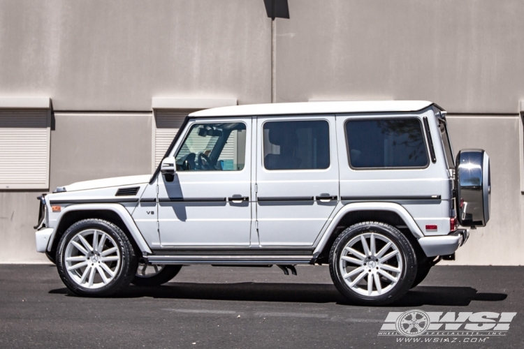 2016 Mercedes-Benz G-Class with 22" TSW Gatsby in Matte Black wheels