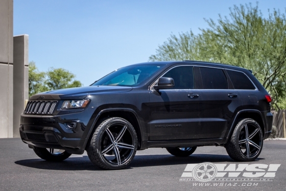 2015 Jeep Grand Cherokee with 22" Asanti 805 in Custom wheels