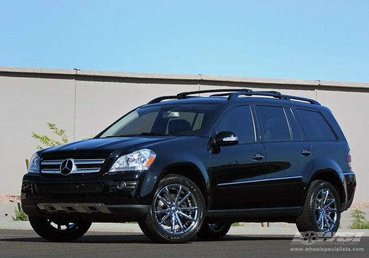 2007 Mercedes-Benz GLS/GL-Class with 22" Gianelle Spidero-5 in Chrome wheels