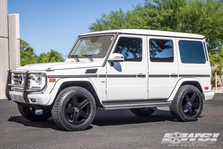 2014 Mercedes-Benz G-Class with 20" TSW Regis in Matte Black wheels