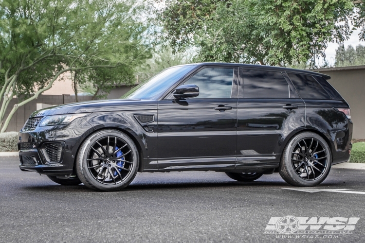 2015 Land Rover Range Rover Sport with 22" Giovanna Kilis in Gloss Black wheels