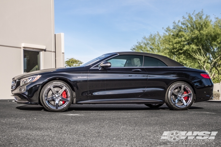 2017 Mercedes-Benz S-Class with 20" Mandrus Arrow (RF) in Chrome (Rotary Forged) wheels