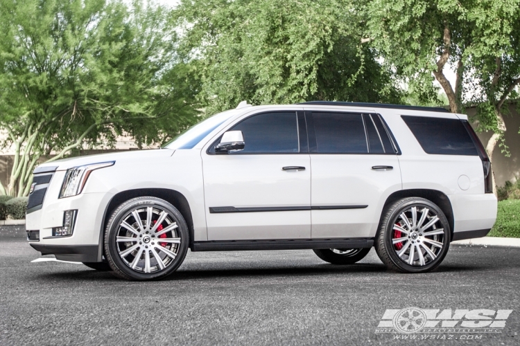 2015 Cadillac Escalade with 24" Forgiato Lavorato-ECL in Custom wheels