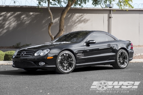 2008 Mercedes-Benz SL-Class with 20" Asanti AF-142 in Chrome wheels