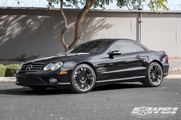 2008 Mercedes-Benz SL-Class with 20" Asanti AF-142 in Chrome wheels