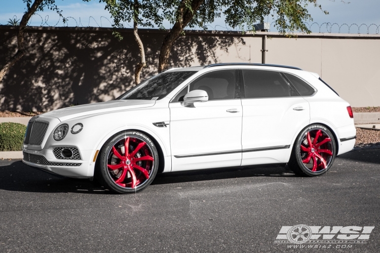 2017 Bentley Bentayga with 24" Forgiato Fondare-ECL in Custom wheels