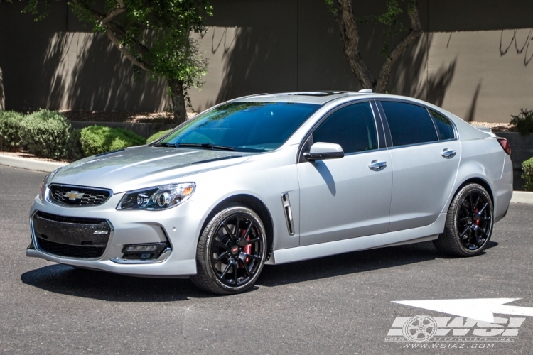 2016 Chevrolet SS with 19" Powder Coating Chevrolet SS in Gloss Black wheels