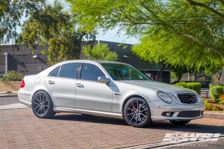  Mercedes-Benz E-Class with 18" TSW Sprint in Black Machined wheels