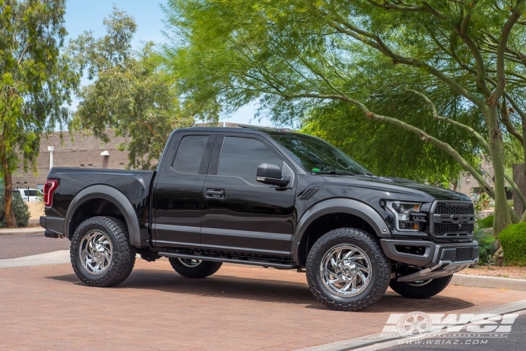 2017 Ford F-150 with 20" RBP - Rolling Big Power 66R HK-5 in Chrome wheels