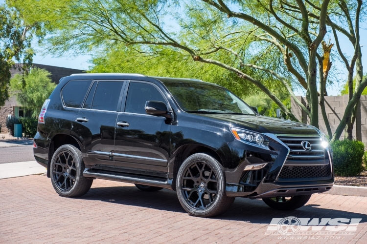 2014 Lexus GX with 22" Black Rhino Tembe in Gloss Black wheels