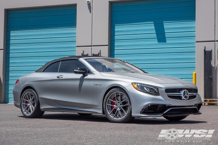 2017 Mercedes-Benz S-Class with 20" Gianelle Monaco in Graphite wheels