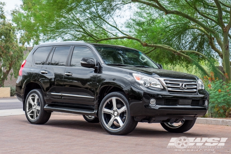 2012 Lexus GX with 22" MKW M117 in Chrome wheels