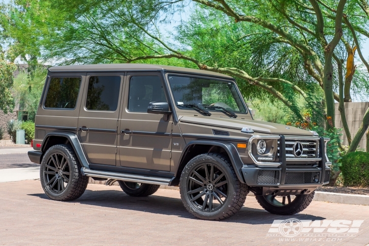 2017 Mercedes-Benz G-Class with 22" TSW Gatsby in Matte Black wheels