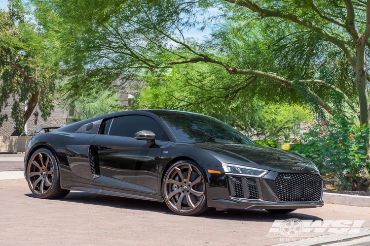 2017 Audi R8 with 20" Forgiato Fondare-ECL in Custom wheels