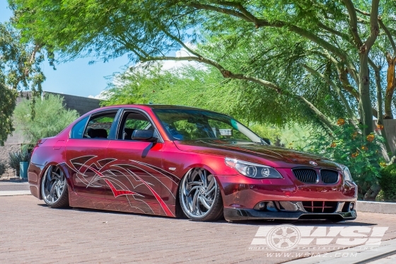 2007 BMW 5-Series with 20" Lexani Forged LF-744 Twister in Custom wheels