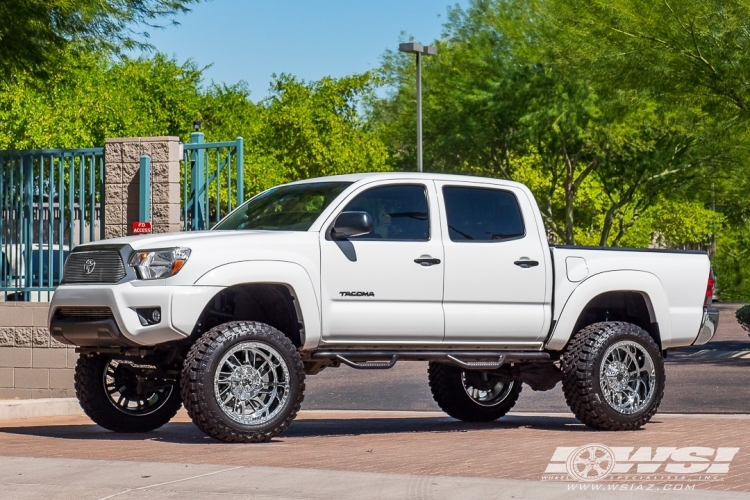 2015 Toyota Tacoma with 20" RBP - Rolling Big Power 69R Swat in Chrome wheels