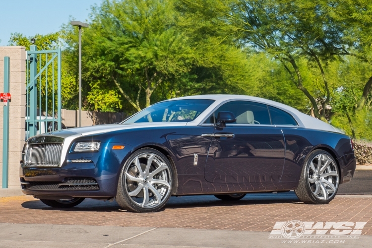 2015 Rolls-Royce Wraith with 24" Forgiato Fondare-ECL in Custom wheels