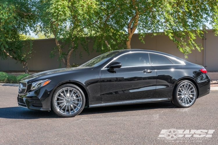 2018 Mercedes-Benz E-Class Coupe with 20" Lexani Pegasus in Chrome wheels