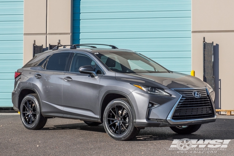 2016 Lexus RX with 20" Gianelle Davalu in Satin Black wheels