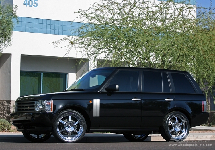 2007 Land Rover Range Rover with 22" Giovanna Closeouts Gianelle Spezia-6 in Chrome wheels