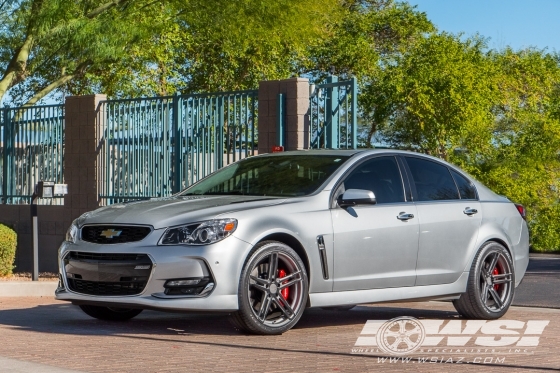 2016 Chevrolet SS with 20" TSW Mechanica (RF) in Matte Gunmetal (Rotary Forged) wheels