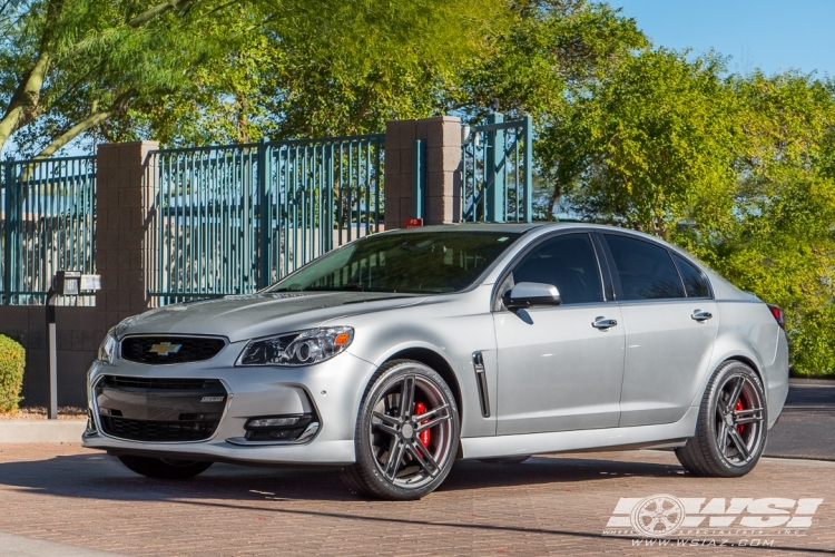 2016 Chevrolet SS with 20" TSW Mechanica (RF) in Matte Gunmetal (Rotary Forged) wheels