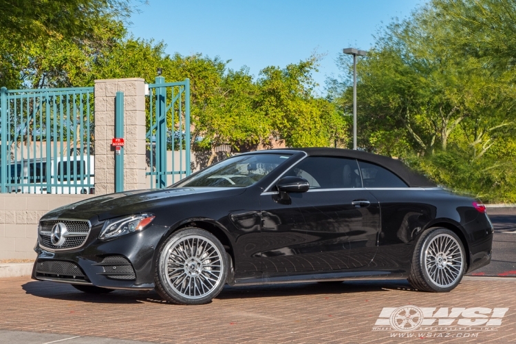 2018 Mercedes-Benz E-Class Coupe with 19" TSW Casino in Gloss Black Machined wheels
