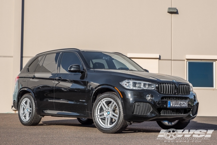 2015 BMW X5 with 20" Beyern Gerade (RF) in Silver Machined (Rotary Forged) wheels
