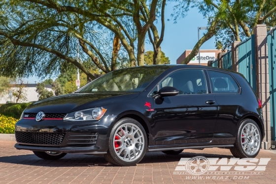 2016 Volkswagen GTI with 18" BBS CO in Silver wheels