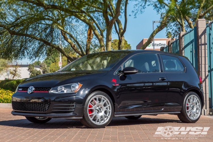 2016 Volkswagen GTI with 18" BBS CO in Silver wheels