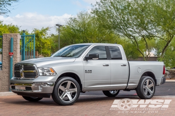 2017 Ram Pickup with 22" Heavy Hitters HH15 in Chrome wheels