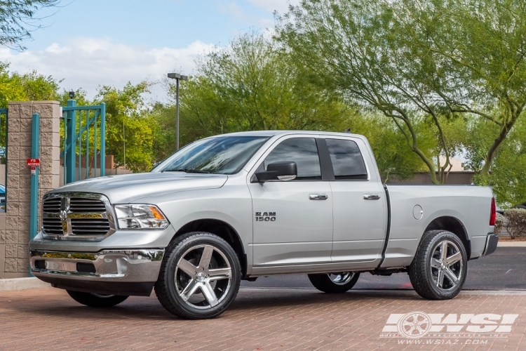 2017 Ram Pickup with 22" Heavy Hitters HH15 in Chrome wheels