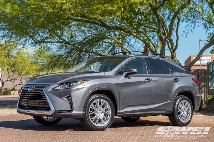 2017 Lexus RX with 20" TSW Sebring in Silver Machined wheels