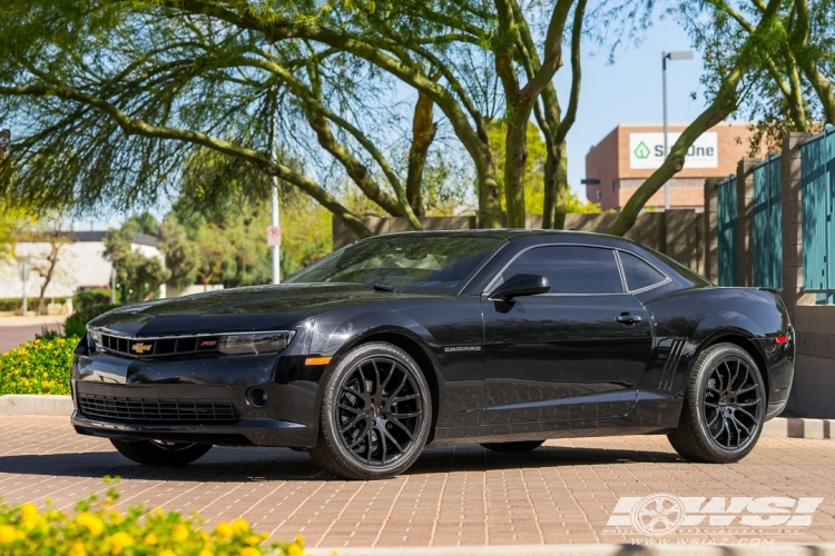 2015 Chevrolet Camaro with 20" Giovanna Kilis in Gloss Black wheels