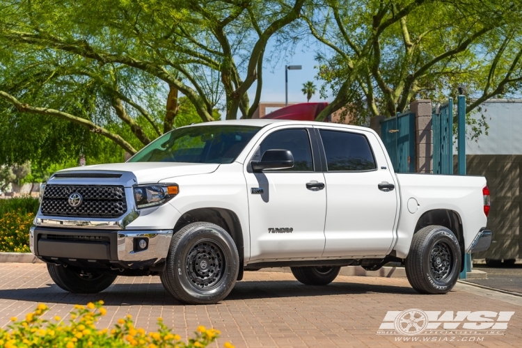 2018 Toyota Tundra with 18" Black Rhino Arsenal in Matte Black wheels