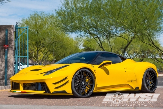 2012 Ferrari 458 Italia with 21" Forgiato Maglia-ECL in Custom wheels